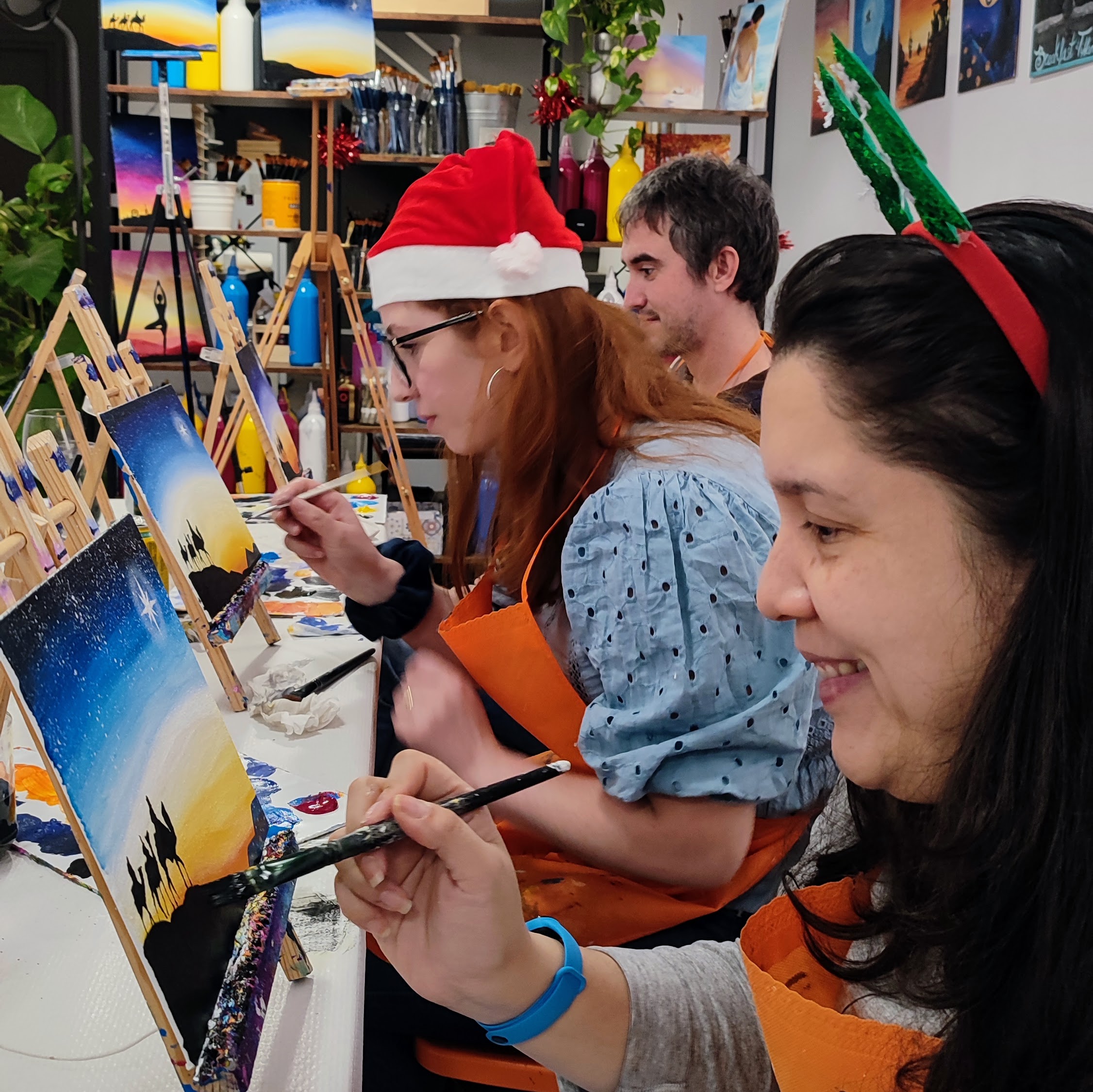 REYES MAGOS Arte pintar actividades navidad pincelea