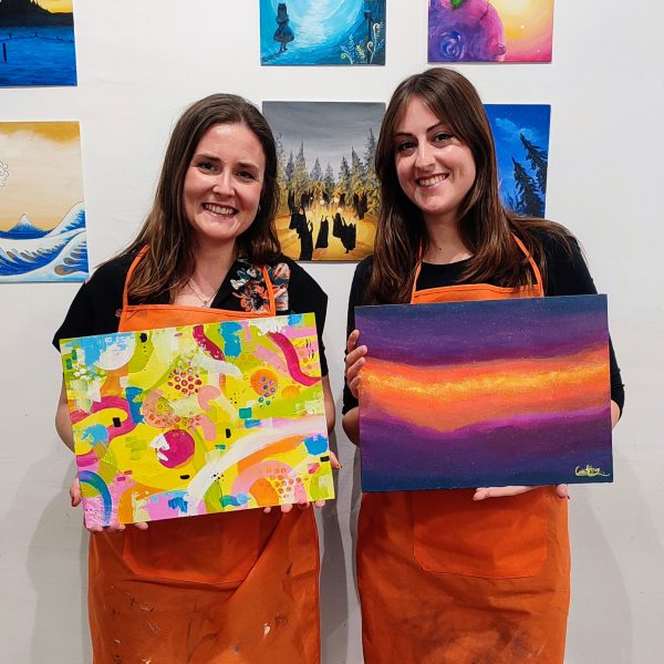 Abstracto Pincelea Art wine arte y vino pintura barcelona