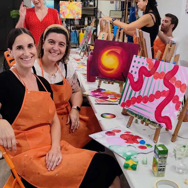 Abstracto pintar cuadro barcelona art wine arte vino Pincelea