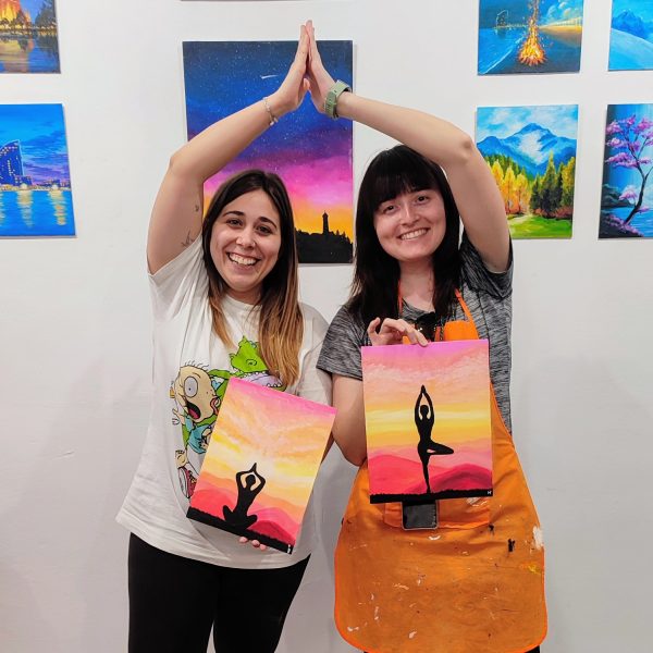 Art & Yoga pintar y divertirse Barcelona
