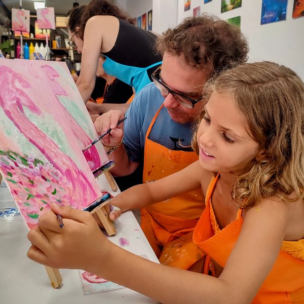 Flamenco actividad familia pintura barcelona