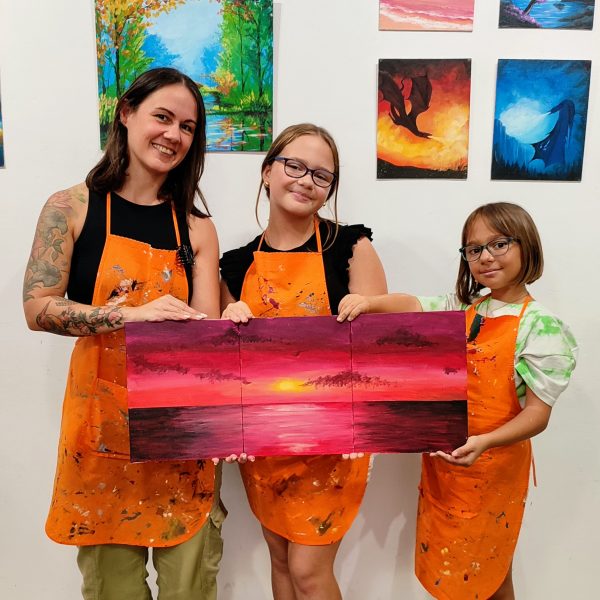 Ocaso Pincelea Art wine Barcelona Familia