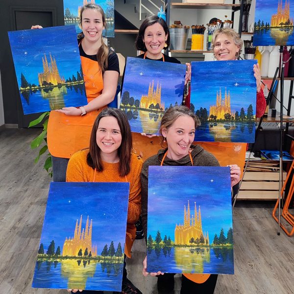 Sagrada de noche art and wine barcelona